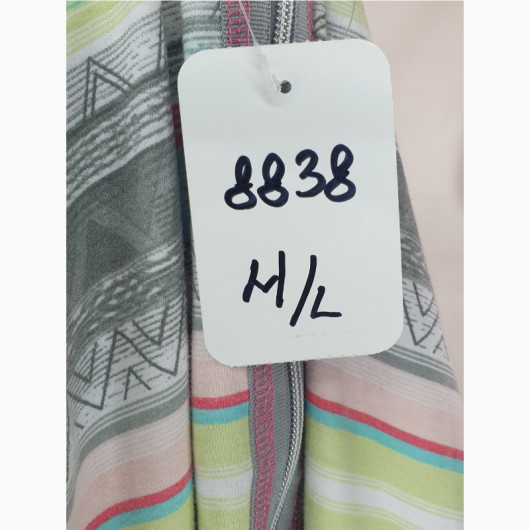 Bluza dama cu dungi multicolor marime M/L - Img 2