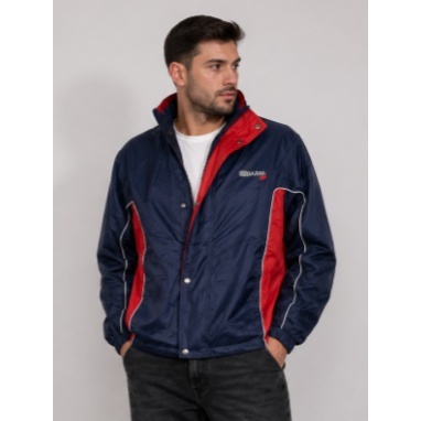 Jacheta unisex 2in 1 Bleumarin/Rosu