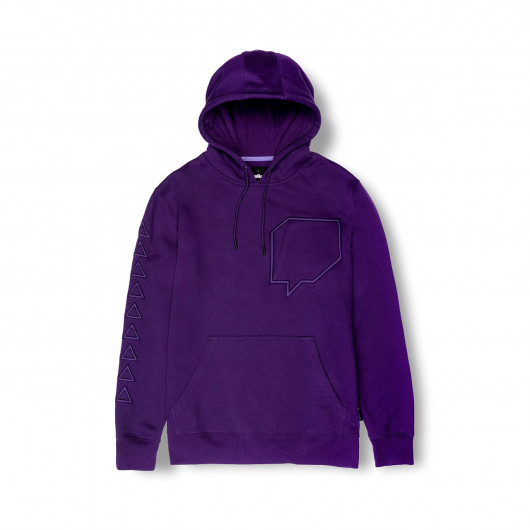 Hanorac unisex cu buzunar violet