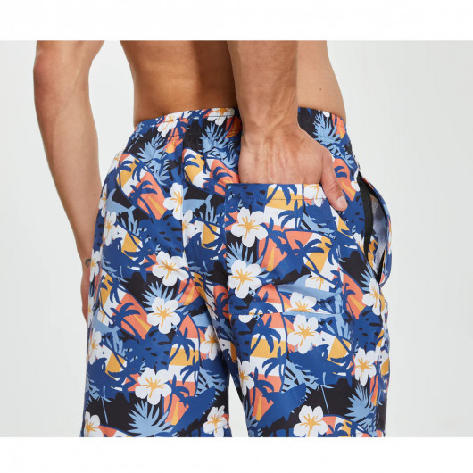 Pantaloni scurti, sort baie barbati multicolor - Img 4