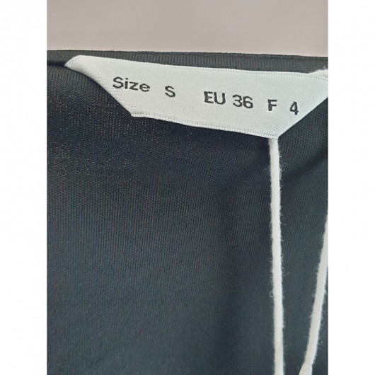 Bluza dama culoare negru cu fermoar - Img 3
