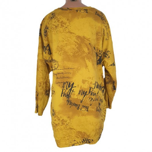 Bluza dama subtire culoare mustar marime XL - Img 4
