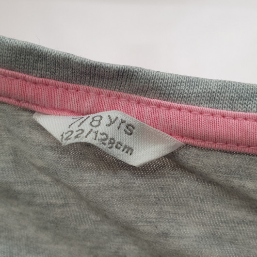 Tricou fete culoare gri - Img 3