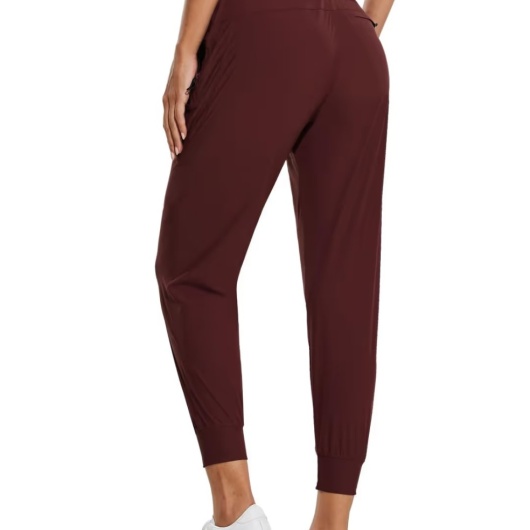 Pantaloni cargo de jogging pentru femei ușori, cu uscare rapidă Kaki XL - Img 5