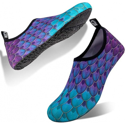 Pantofi pentru plaja inot multicolor - Img 3