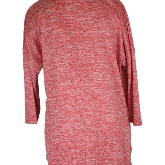 Pijama dama completa culoare caramiziu marime XL - Img 3