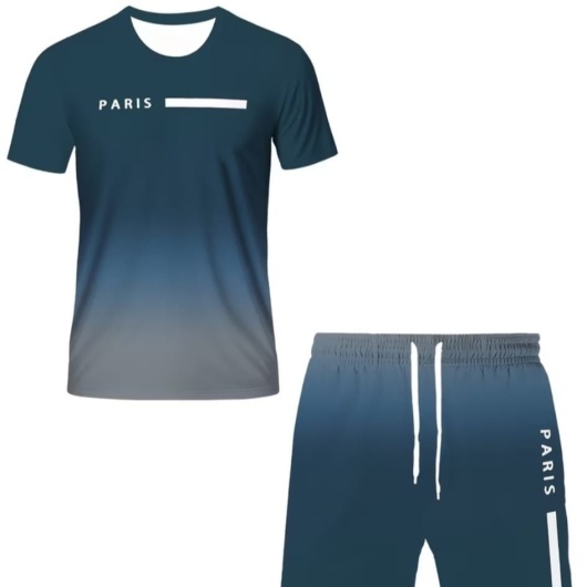 Set tricou si pantaloni scurti barbati 5XL