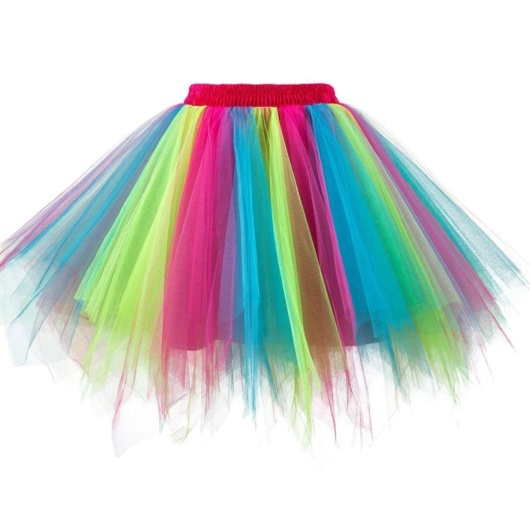 Fusta tutu multicolor