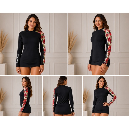 Bluza de vara pentru femei cu protecție UV UPF 50+ - Img 2