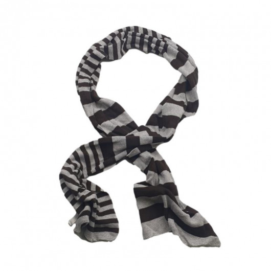 Fular dama negru-gri
