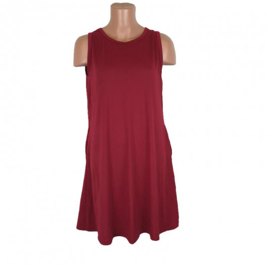 Rochie culoare caramiziu