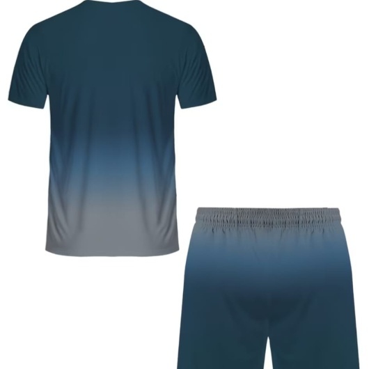 Set tricou si pantaloni scurti barbati 5XL - Img 2