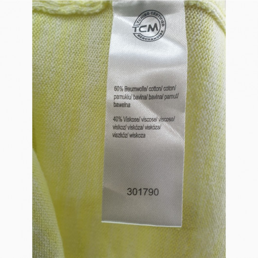 Cardigan dama culoare galben deschis marime 44-45 - Img 4