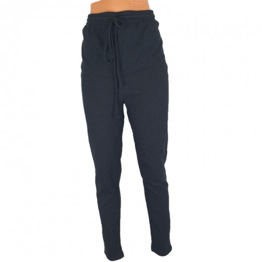 Pijama completa culoare negru marime S - Img 4