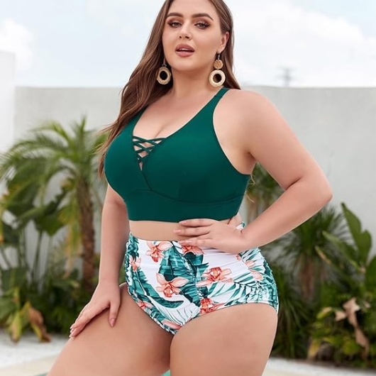 Costum de baie două piese 3xl