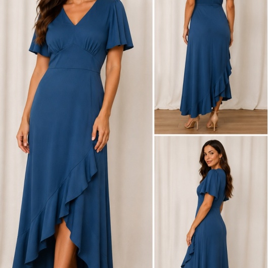 Rochie dama albastra - Img 2