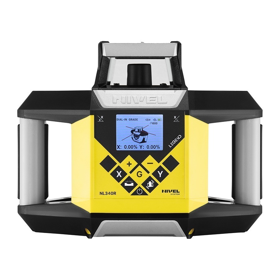Nivel System NL340R Digital: nivelă laser rotativă profesională pentru lucrări cu pante și nivelări precise