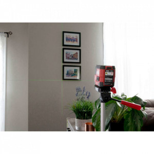 Nivela laser cu linie în cruce, lumina verde (520 nm), prindere trepied 1/4, accu Li-Ion, ± 0,5 mm/m, raza actiune 20m SKIL 1912 AA - Img 3