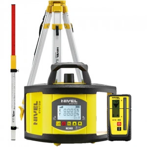 Nivela laser rotativa Nivel System NL540 Digital stadie LS24 trepied SJJ1