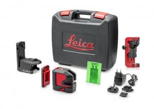 Nivela laser verde cu linii in cruce si punct Leica LINO L2P5G - Img 2