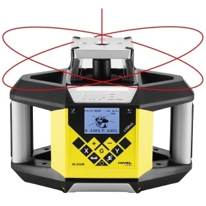 Nivelă laser rotativă Nivel System NL340R Digital cu senzor RD300R inclus
