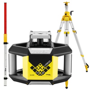 Nivela laser rotativa profesionala cu pante X/Y Nivel System NL320R DIGITAL cu trepied SJJ1 și stadie LS35