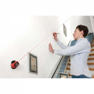Nivela laser digitala cu linie, lumina rosie (635 nm), 2x1.5V AAA, raza actiune 4.5m SKIL 1900 AA - Img 2