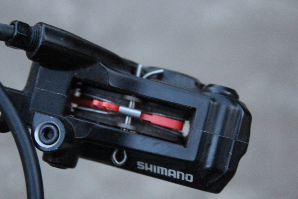 Shimano MT420 4-piston disc frane set complet + adaptoare IS J-Kit