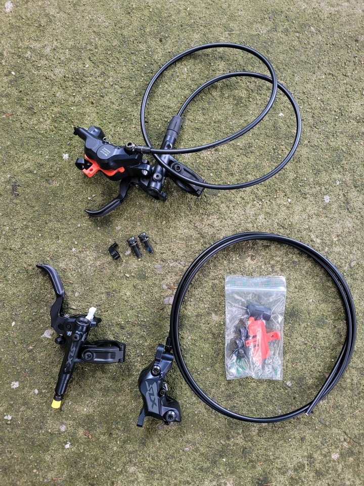 Shimano SLX BR-M7120-B J-Kit set complet - 4 piston