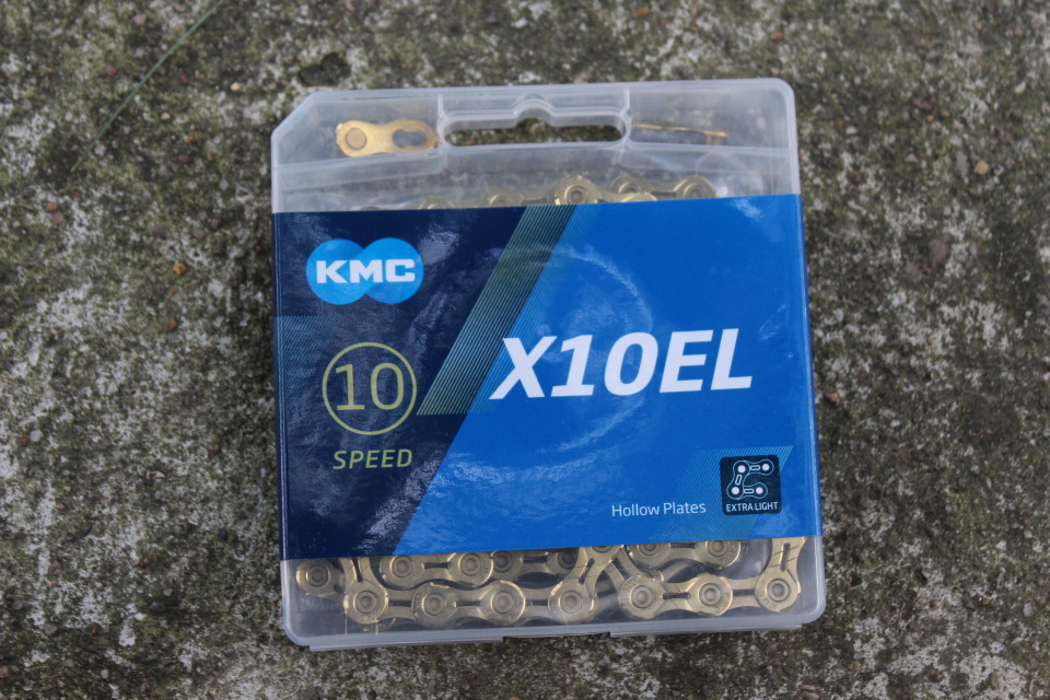 KMC Chain X10 X 116L Bike Chain, TI Gold