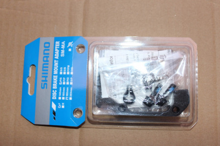 Adaptor Shimano fata SM-MA-F180P/S 180mm postmount to IS 2000 - Img 4
