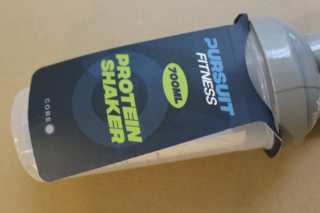 Pursuit Fitness 700ml proteina Shaker Sticla - Gri - Img 5