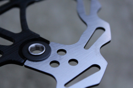 Snail Floating CNC 2-piece Disc Rotor - 203mm negru - Img 5