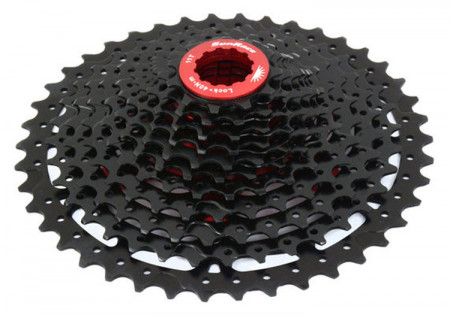 SunRace MX8 11vit. 11-42t. caseta MTB Negru - Img 2