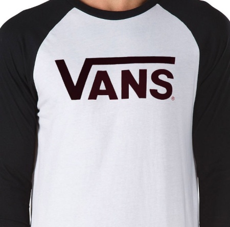 VANS CLASSIC Raglan - Bluză cu mânecă semi-lungă - marime L - Img 4