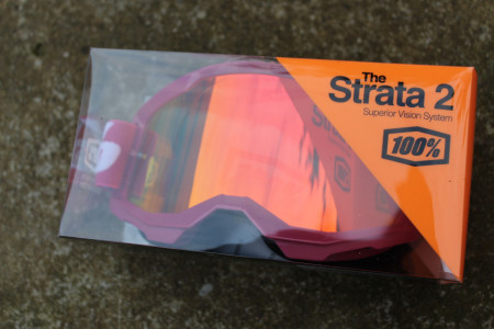 100% Strata Gen. 2 Fletcher Goggle - Red Mirror lens - Img 3