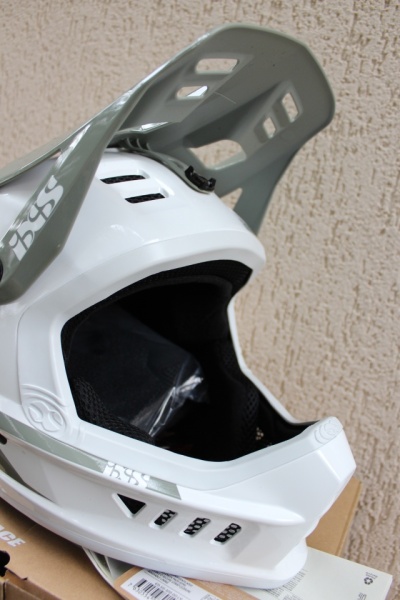Casca iXS XACT Evo White/Chalk - Fullface - marime L-XL(60-62mm) - Img 4