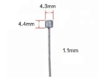 Dust teflon - cablu de transmisie 1.1 mm inox 1500mm - Img 3