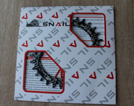Foaie Ovala Snail 32T - narrow wide 1x9,10,11,12 - Negru 104bcd - Img 2