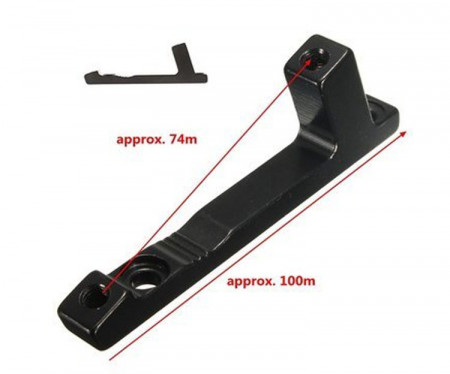 Lifeline Adaptor fata/spate Post Mount - 180mm - Img 2