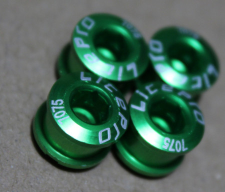 Litepro Superlight CNC - set surub placi angrenaj 1 foaie - verde - Img 3