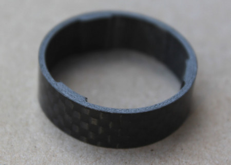Radon carbon Extralight Spacer 1.1/8" negru 10mm - Img 4