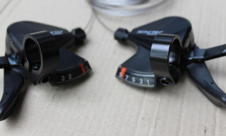 Shimano Altus SL-M2010 3X9 vit. set fata + spate cu cablu - Img 2