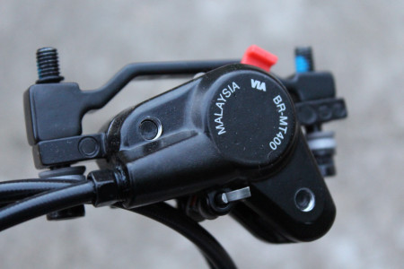 Shimano BL-MT401/BR-MT410 Disc Frane - Set 800/1550mm + adaptoare - Img 2
