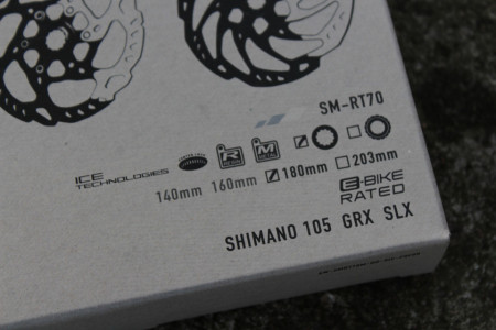 Shimano SM-RT70 SLX IceTech Centerlock intern - 180mm disc rotor - Img 7