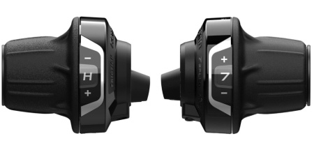 Shimano TOURNEY SL-RV400 3x7-viteza Revoshift Set manete schimbator - Img 2