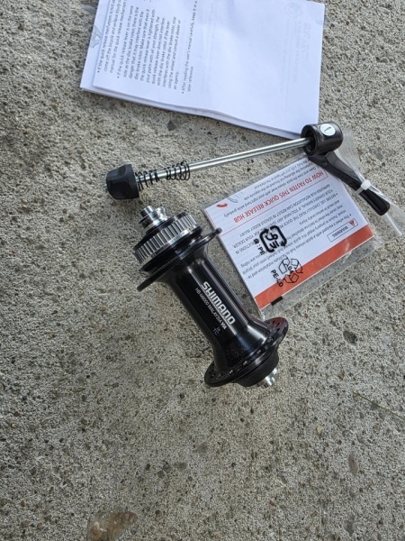 Shimano XT HB-M8000 Center-Lock butuc fata 32H + QR - Img 5