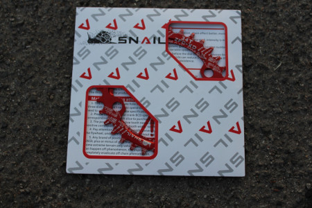 Snail Narrow Wide CNC Ultralight 34T 104bcd - Rosu - Img 2