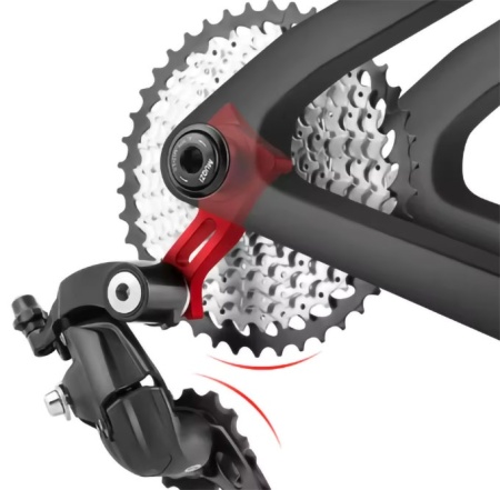 Ureche cadru universal - MUQZI cu filet M12x1.0 Sram UDH type(rosu) - Img 4