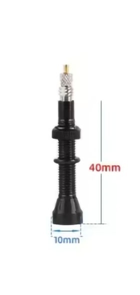 Valva tubeless FV 40mm Wake Pro - 1buc. Negru - Img 2